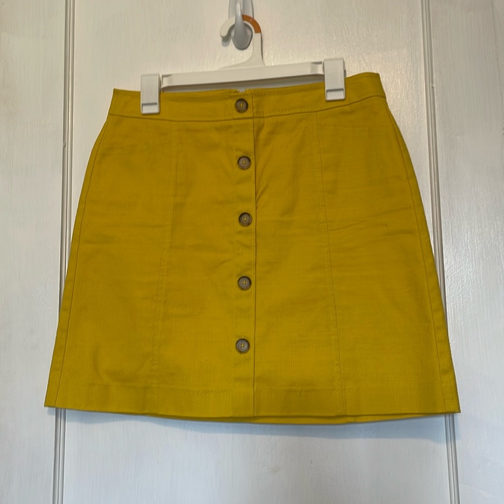 Loft yellow skirt